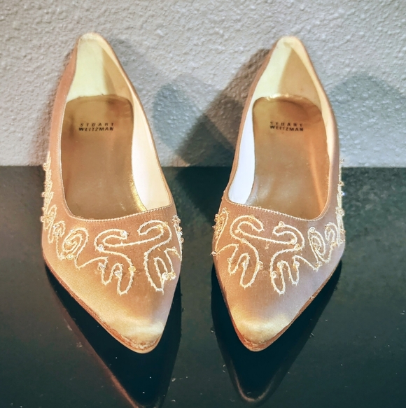 Stuart Weitzman Elegant Tan Women's Heels - Picture 7 of 7